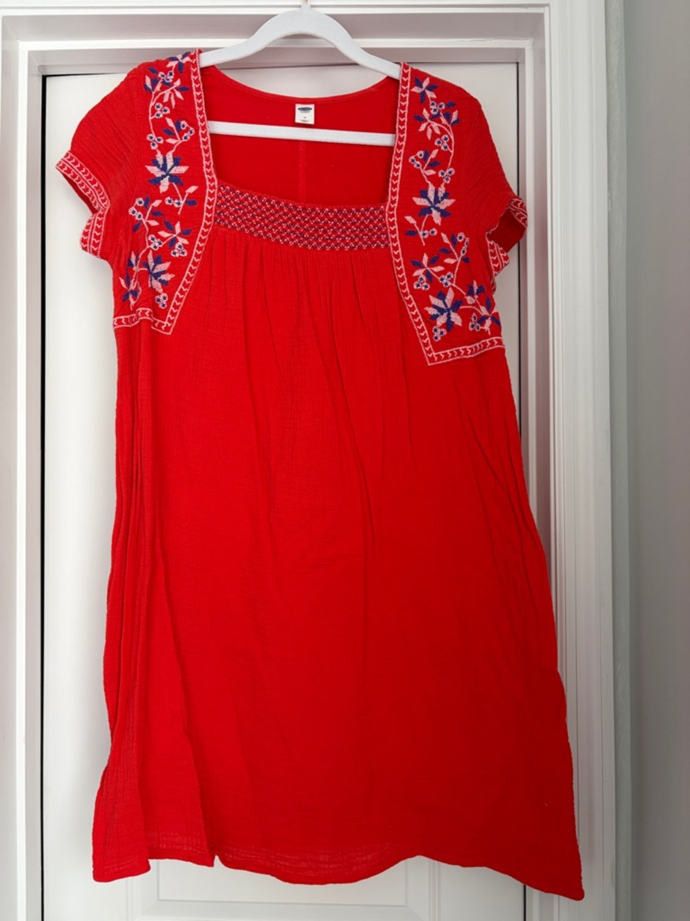Max Studio Red Embroidered Maxi Dress